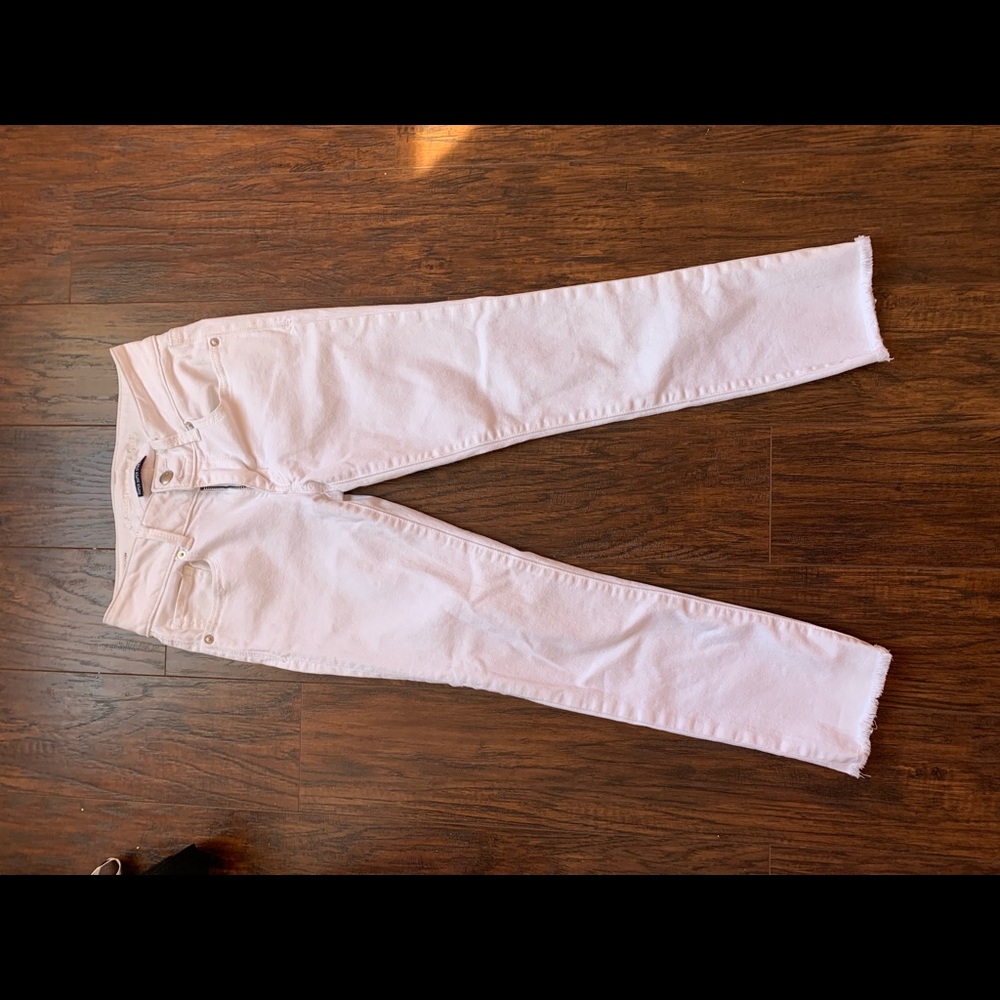 White American eagle women’s crop size 0 stretch